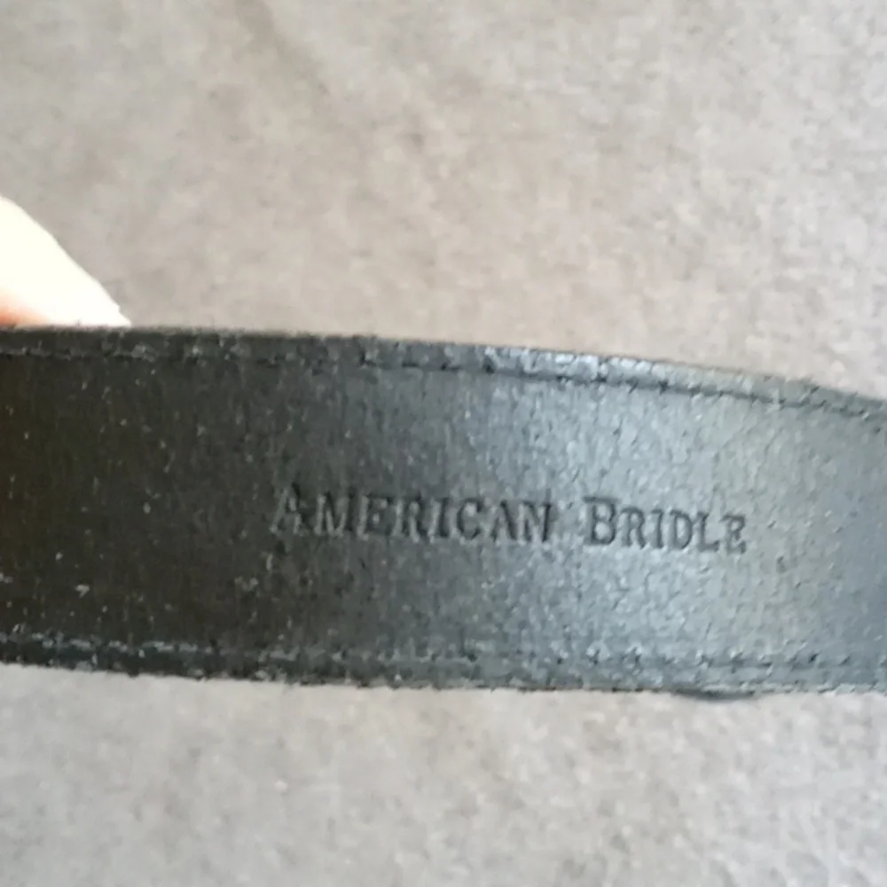 Wilson's American Brindle Southwest Style Black Leather Belt
